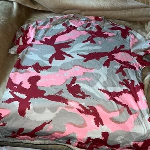 Camouflage Valentino t shirt with stud detail on the back